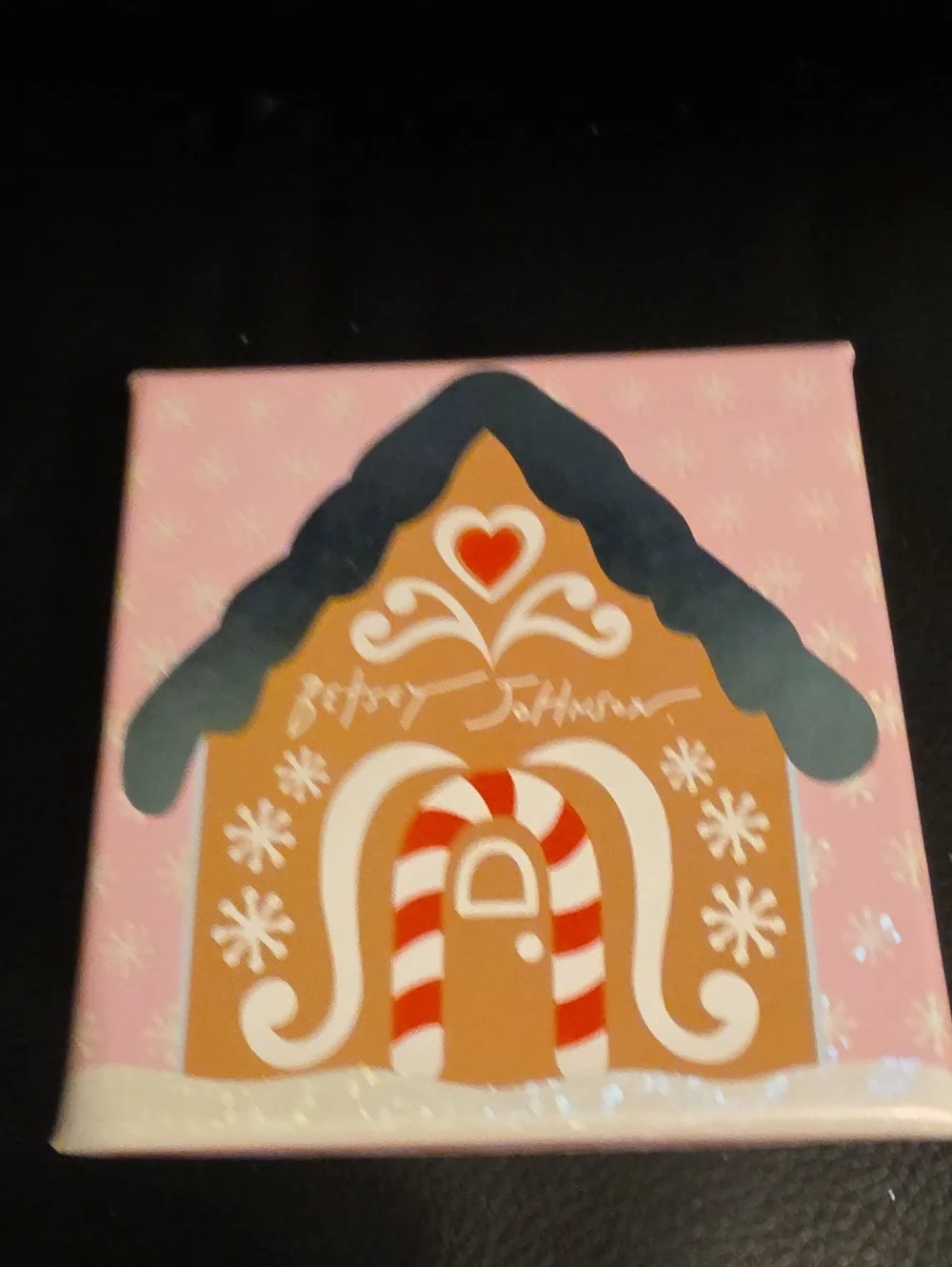 Betsey Johnson Gingerbread & Snowflake Holiday Earring Set - Picture 3 of 4